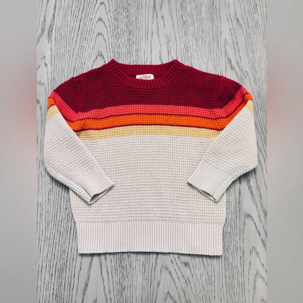 Cat & Jack Toddler Boy’s Colorblock Sweater Size 2T